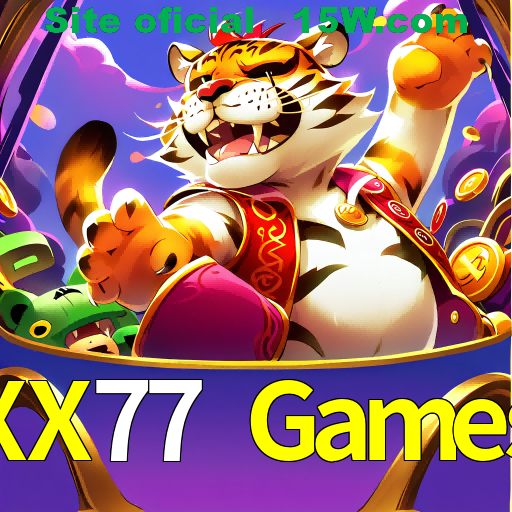 Imagem promocional da XX77 Games mostrando a plataforma e suas vantagens